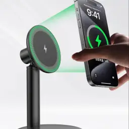 Wireless Charging Stand with Magnetic Desktop Mount thumbnail 5