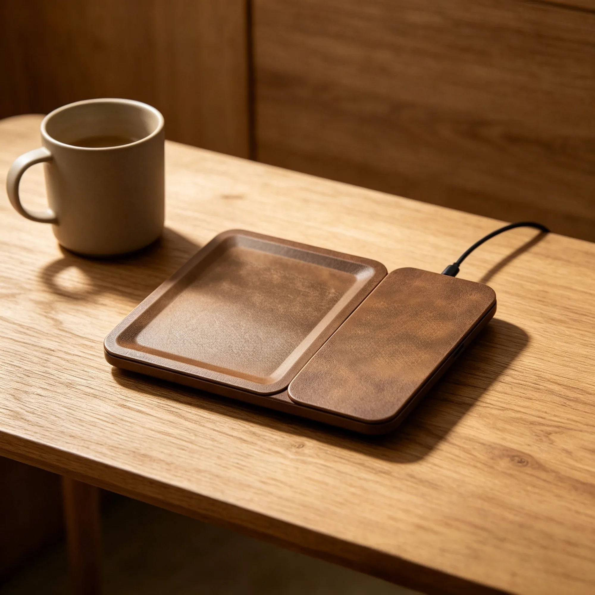 Magnetic Detachable 15W Wireless Charging Tray with Storage thumbnail 4