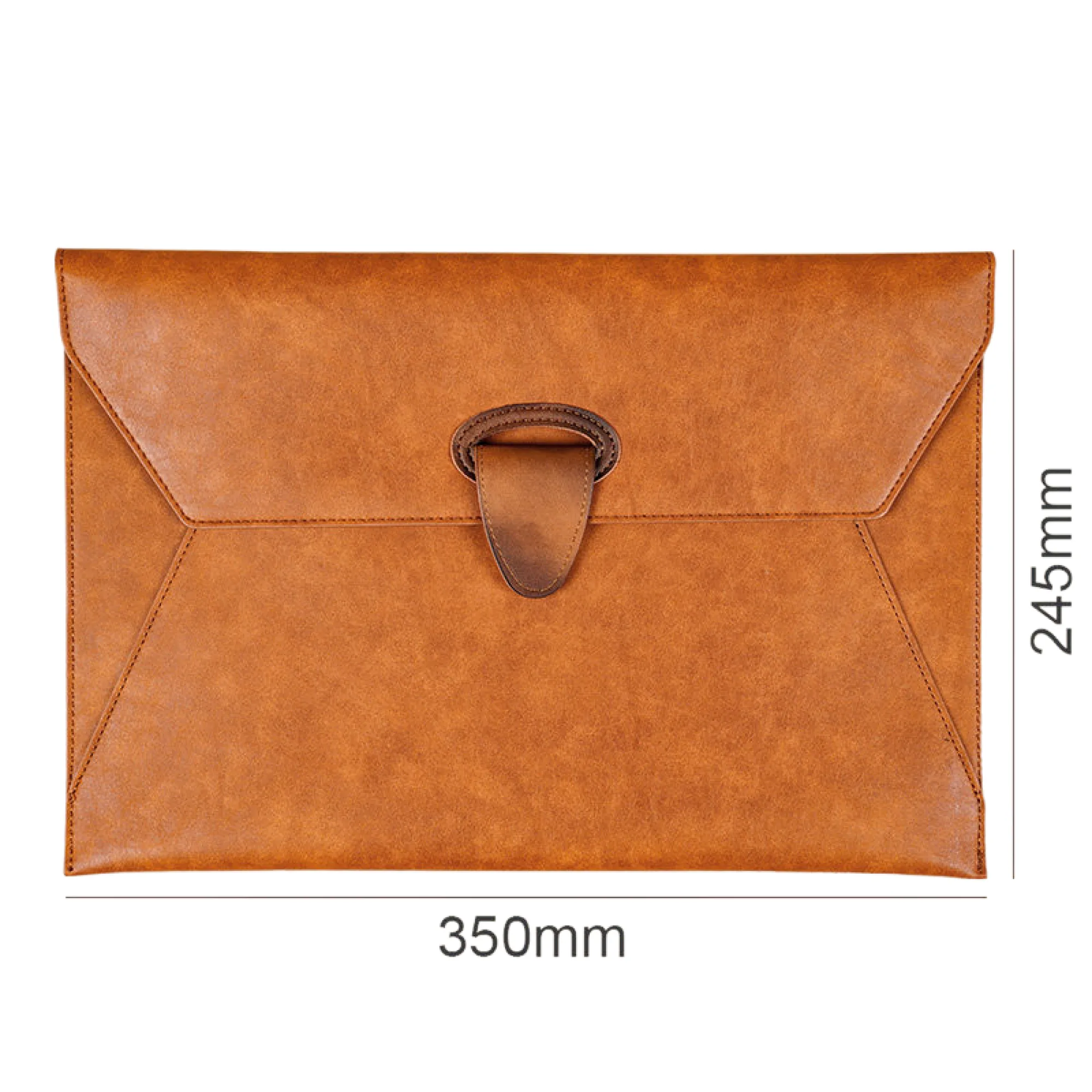 A4 PU Leather Document Bag with Magnetic Buckle thumbnail 9