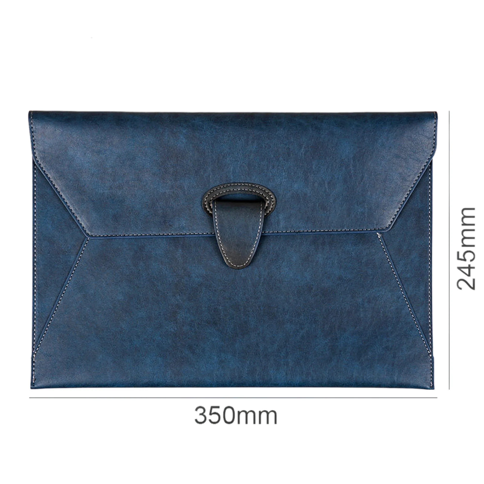 A4 PU Leather Document Bag with Magnetic Buckle thumbnail 7