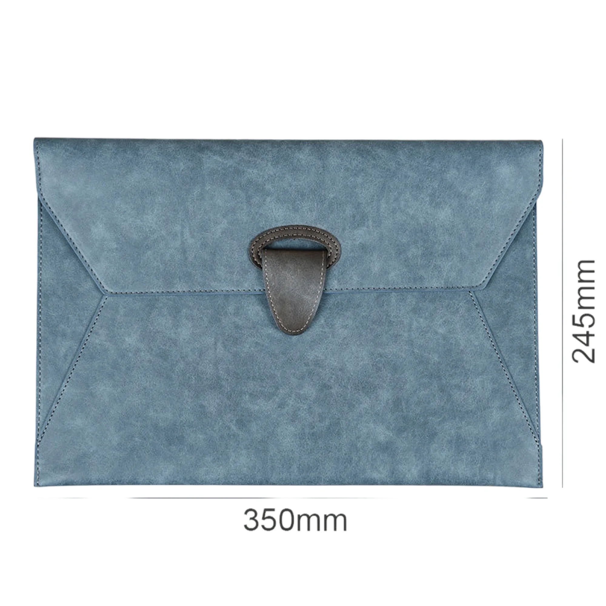 A4 PU Leather Document Bag with Magnetic Buckle thumbnail 8