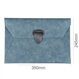 A4 PU Leather Document Bag with Magnetic Buckle thumbnail 8