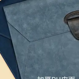 A4 PU Leather Document Bag with Magnetic Buckle thumbnail 6