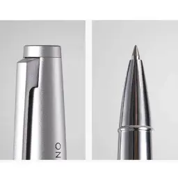 Deli A6Pro-05 Walnut Wood Grain Metal Rollerball Pen, 0.5mm Bullet Tip, Black Ink thumbnail 5