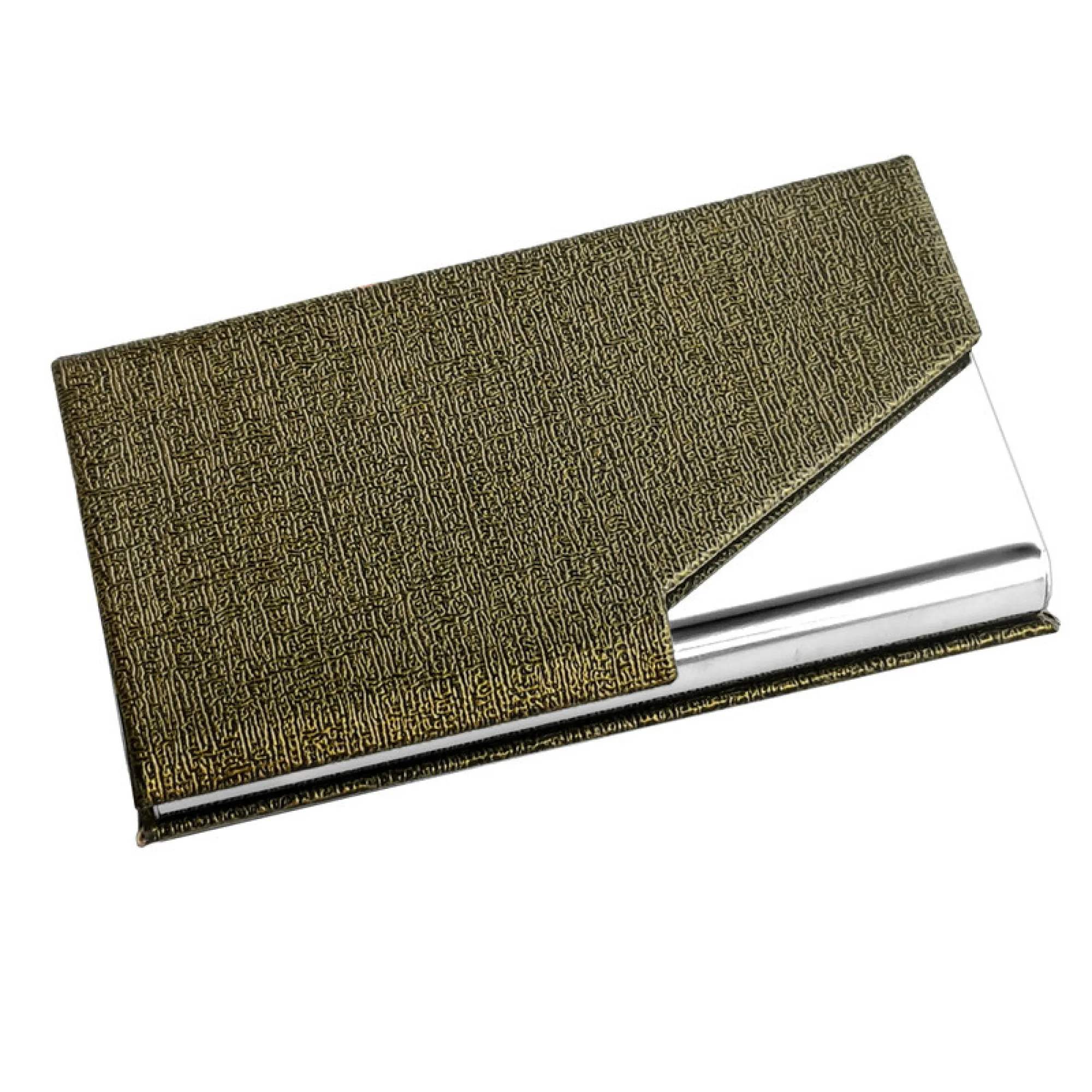 Large-Capacity Magnetic Flip Metal Business Card Holder thumbnail 9