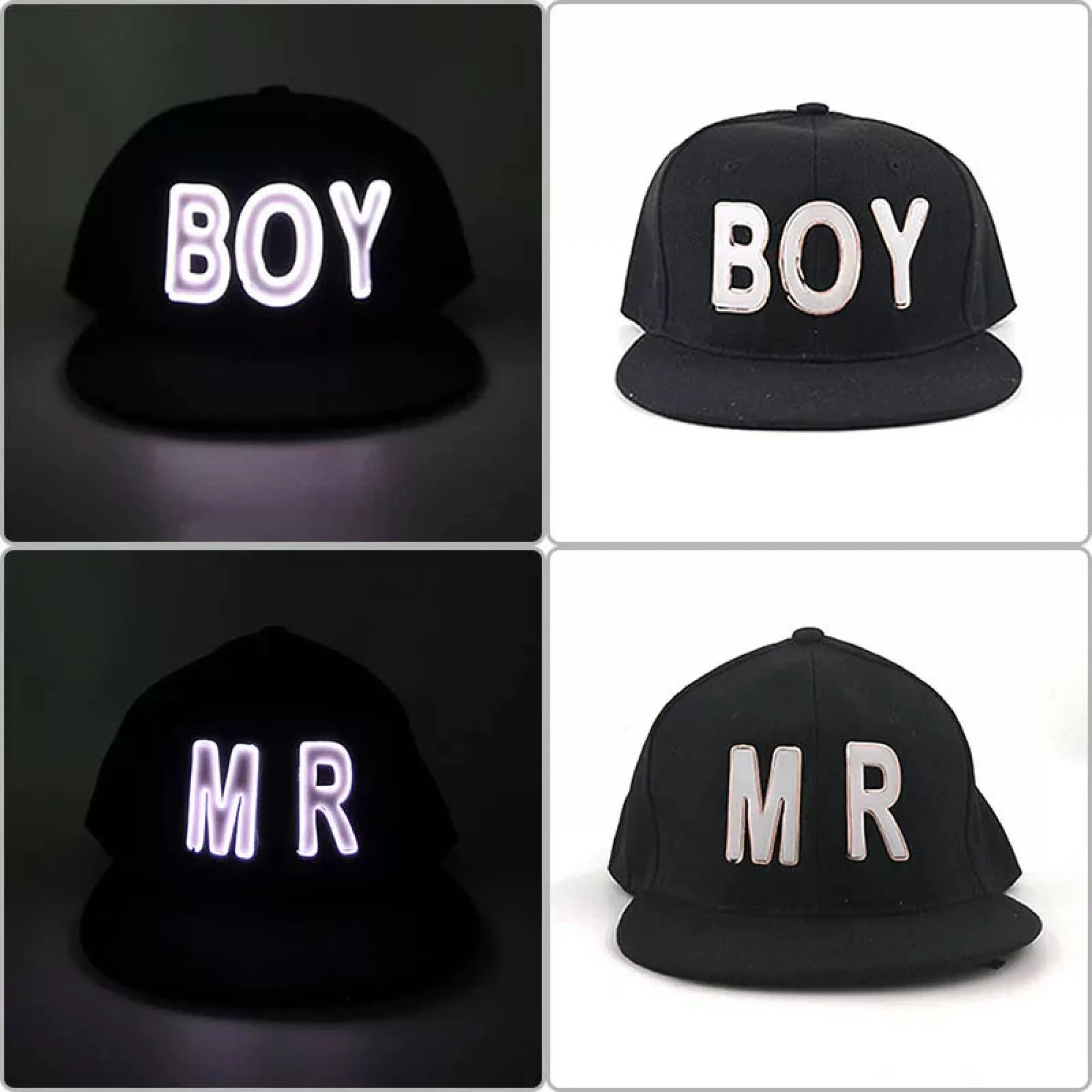 LED Luminous Hip-hop Baseball Cap thumbnail 4