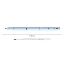 Sankou JZ13 Rotary Metal Ballpoint Pen, 0.5mm, Black Ink thumbnail 7