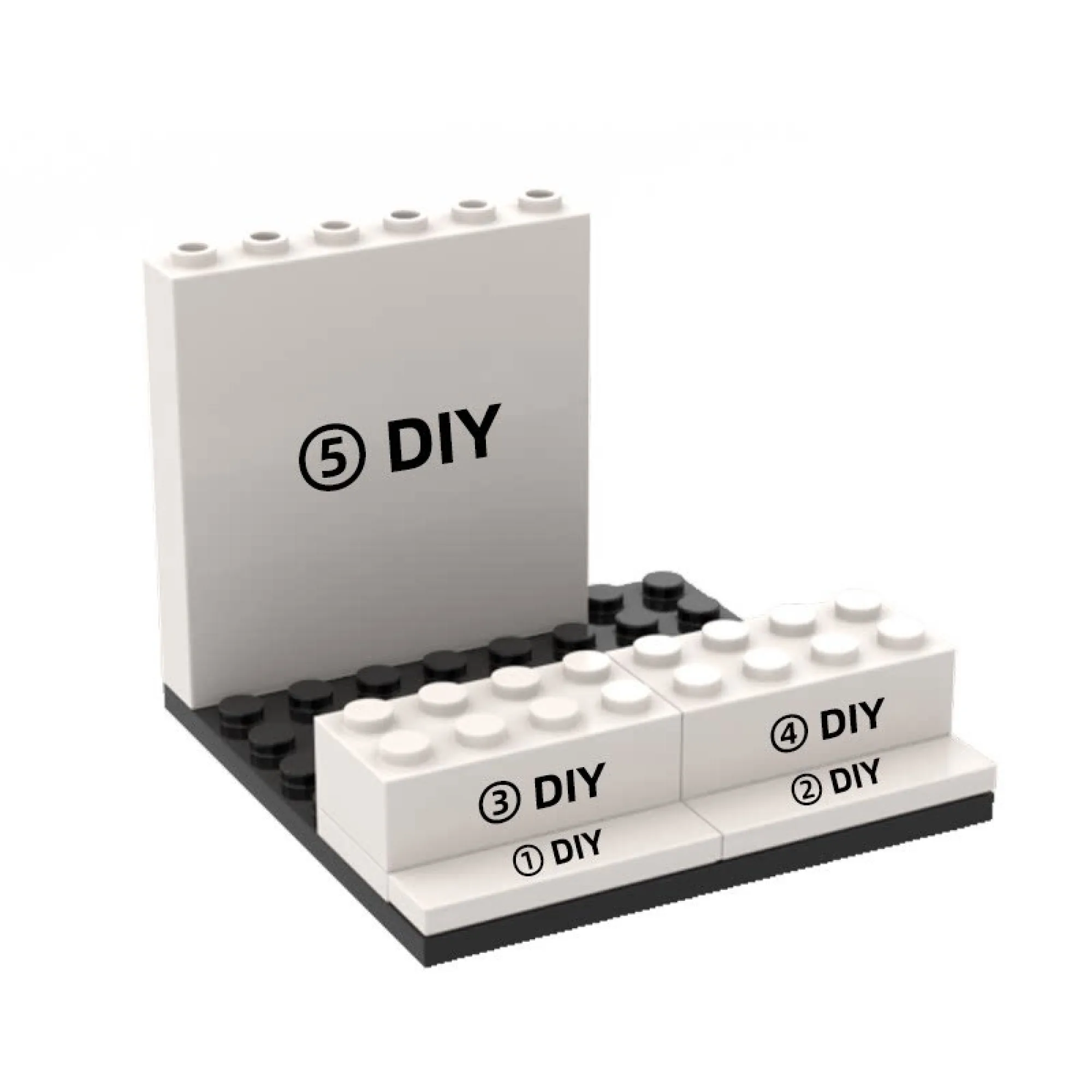 Building Block Display Stands and Minifigure Pair thumbnail 5