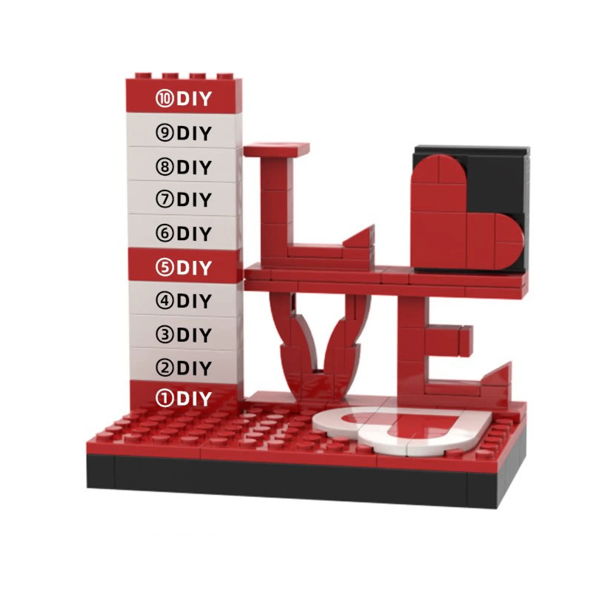 Building Block Display Stands and Minifigure Pair thumbnail 4