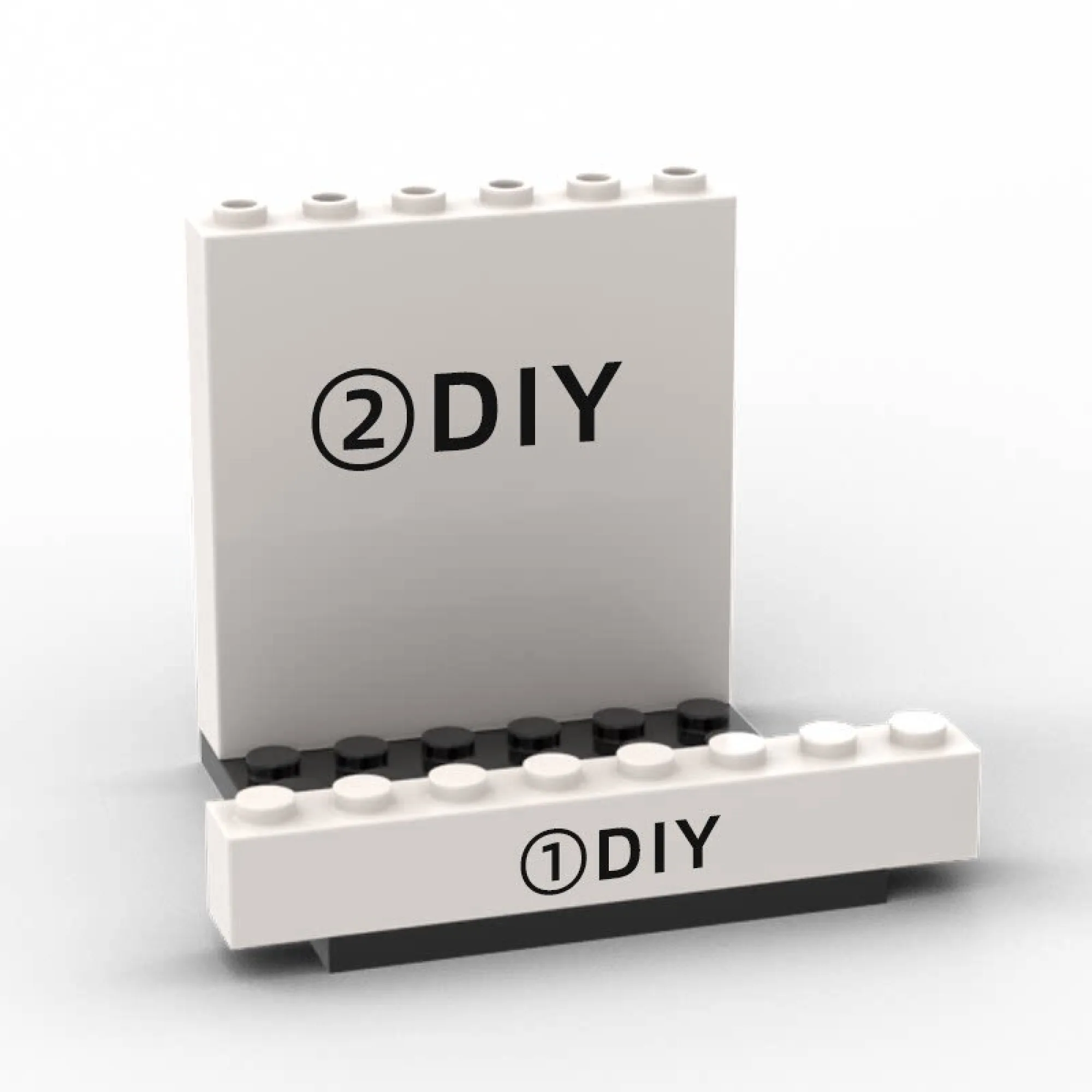 Building Block Display Stands and Minifigure Pair thumbnail 2