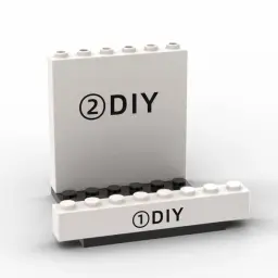 Building Block Display Stands and Minifigure Pair thumbnail 2