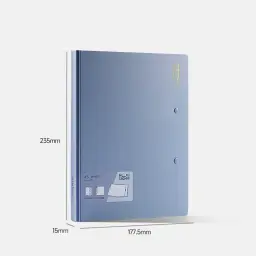 A5 Folding Clipboard Folder with Metal Clip and Elastic Strap thumbnail 8