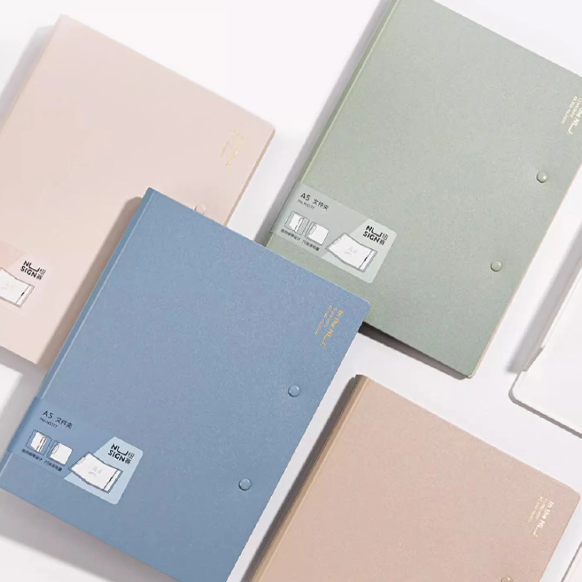 A5 Folding Clipboard Folder with Metal Clip and Elastic Strap thumbnail 6