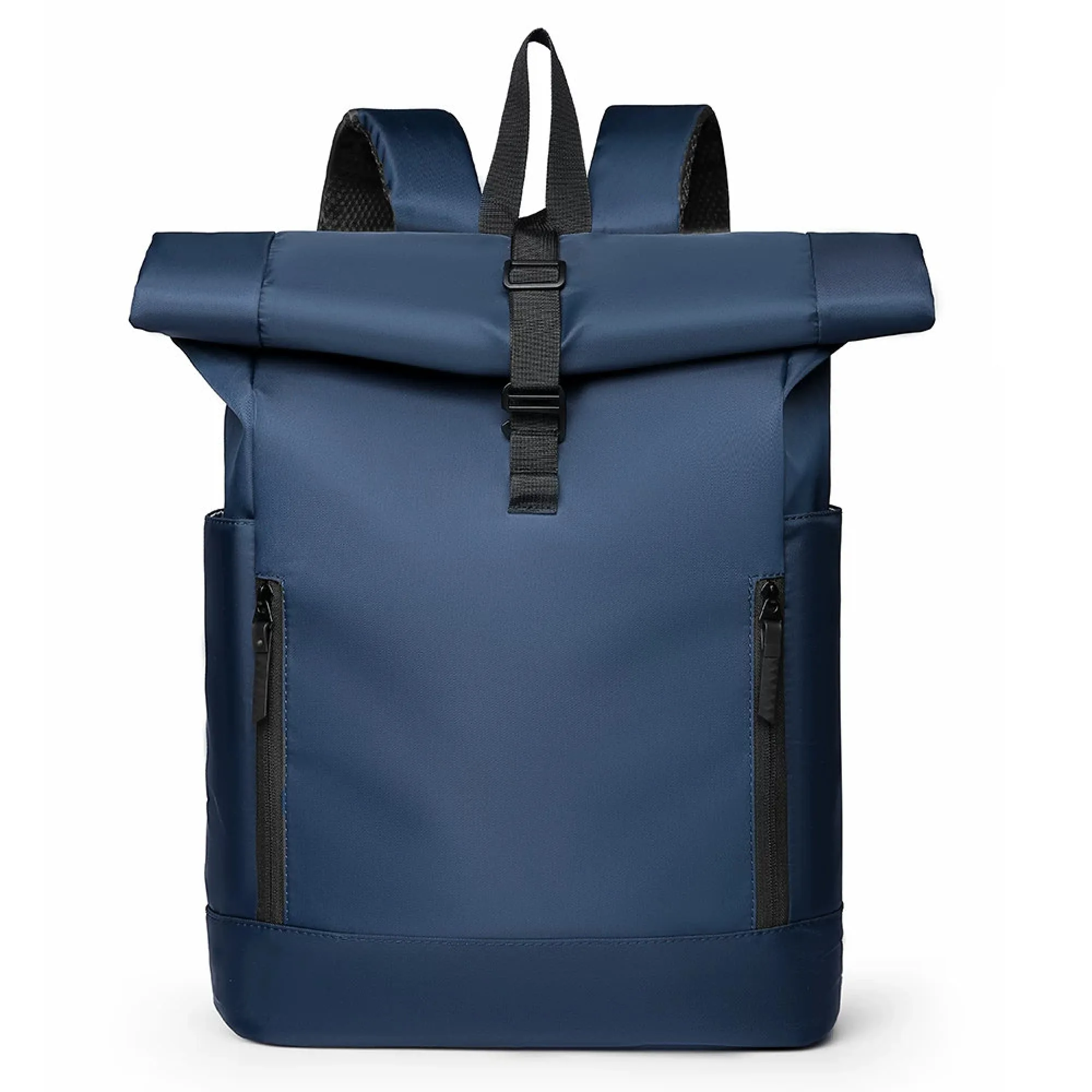 Unisex Canvas Roll-Top Laptop Backpack thumbnail 9