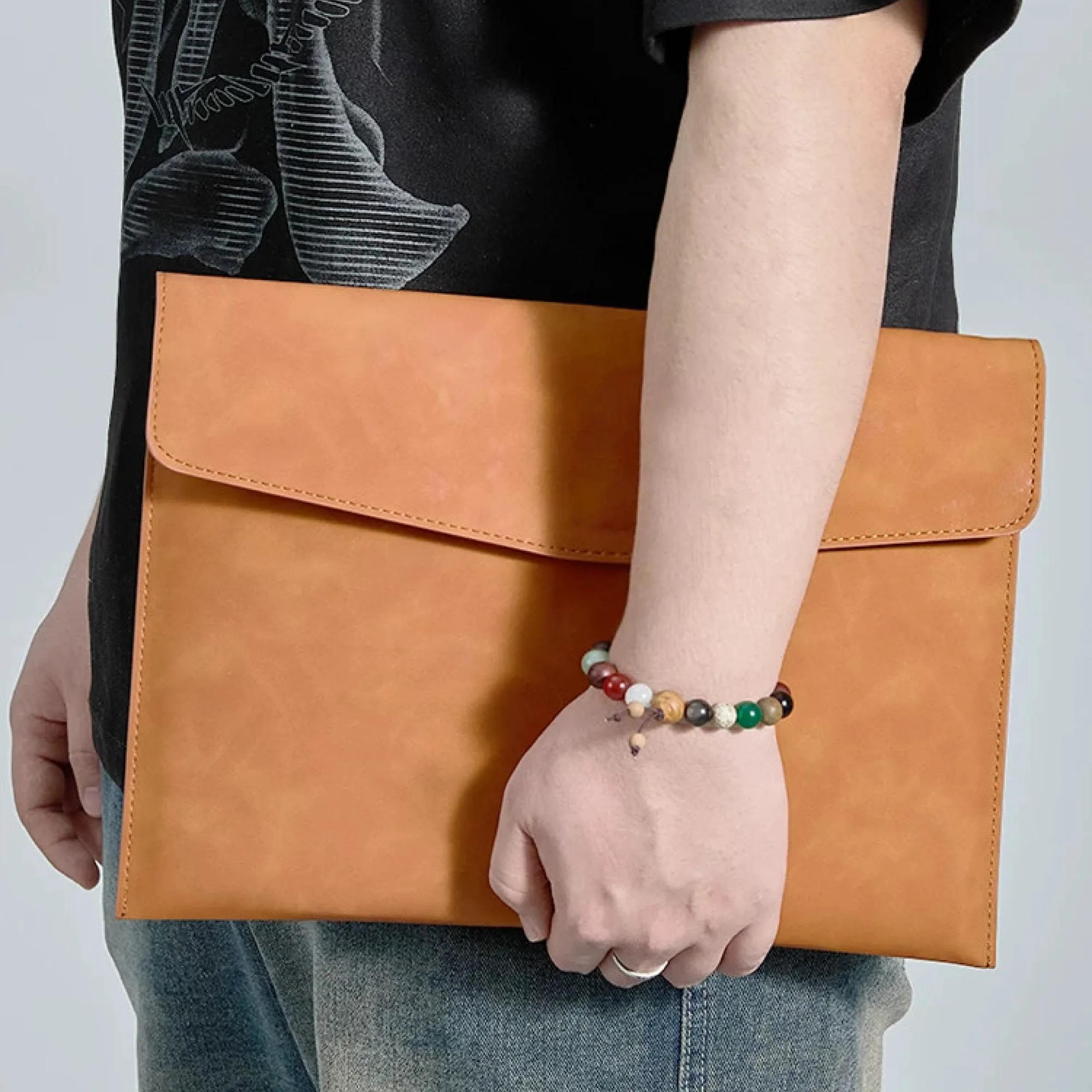 A4 PU Leather Document Bag thumbnail 4