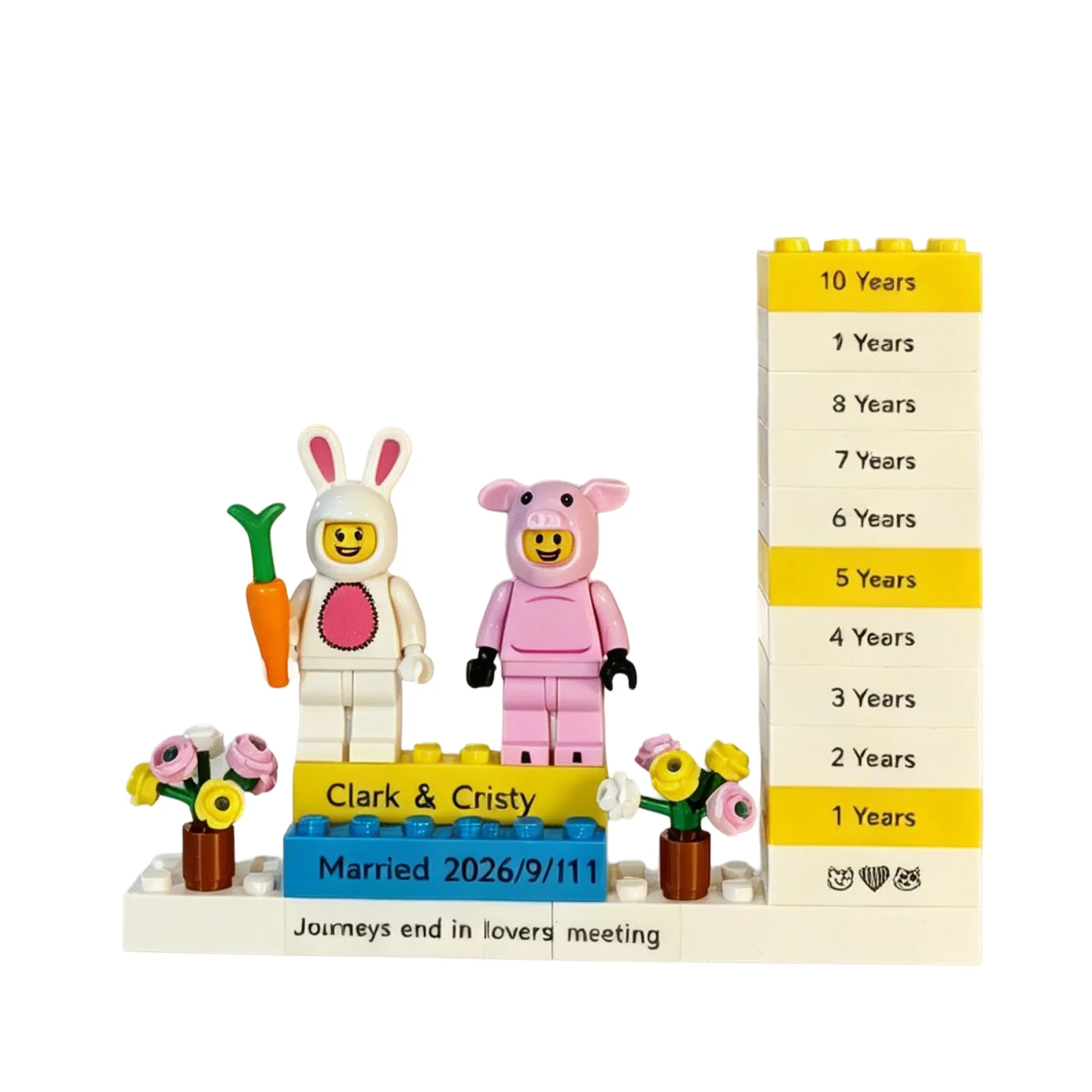 Interlocking Building Block Set for Commemorative Occasions thumbnail 6
