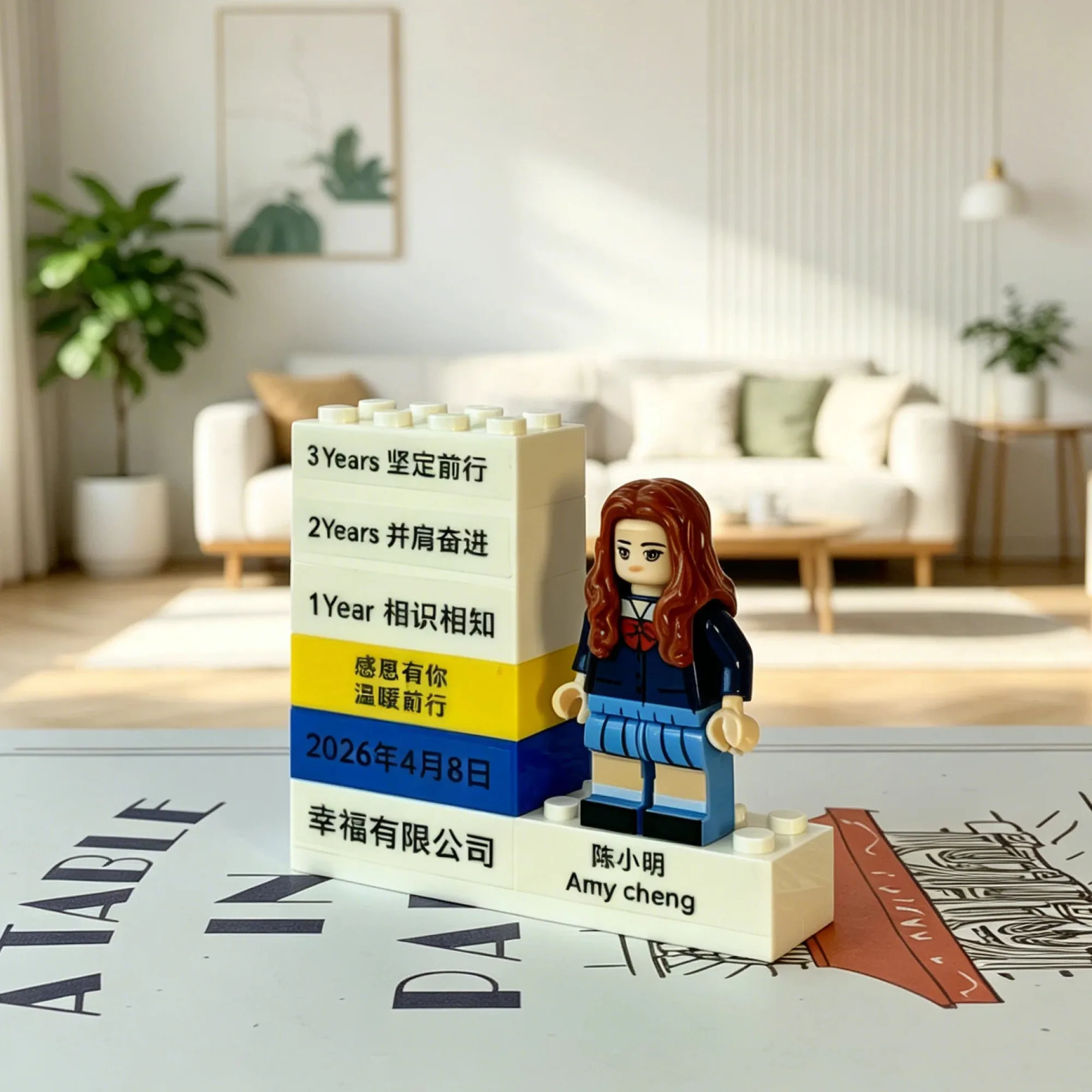 Interlocking Building Block Set for Commemorative Occasions thumbnail 4