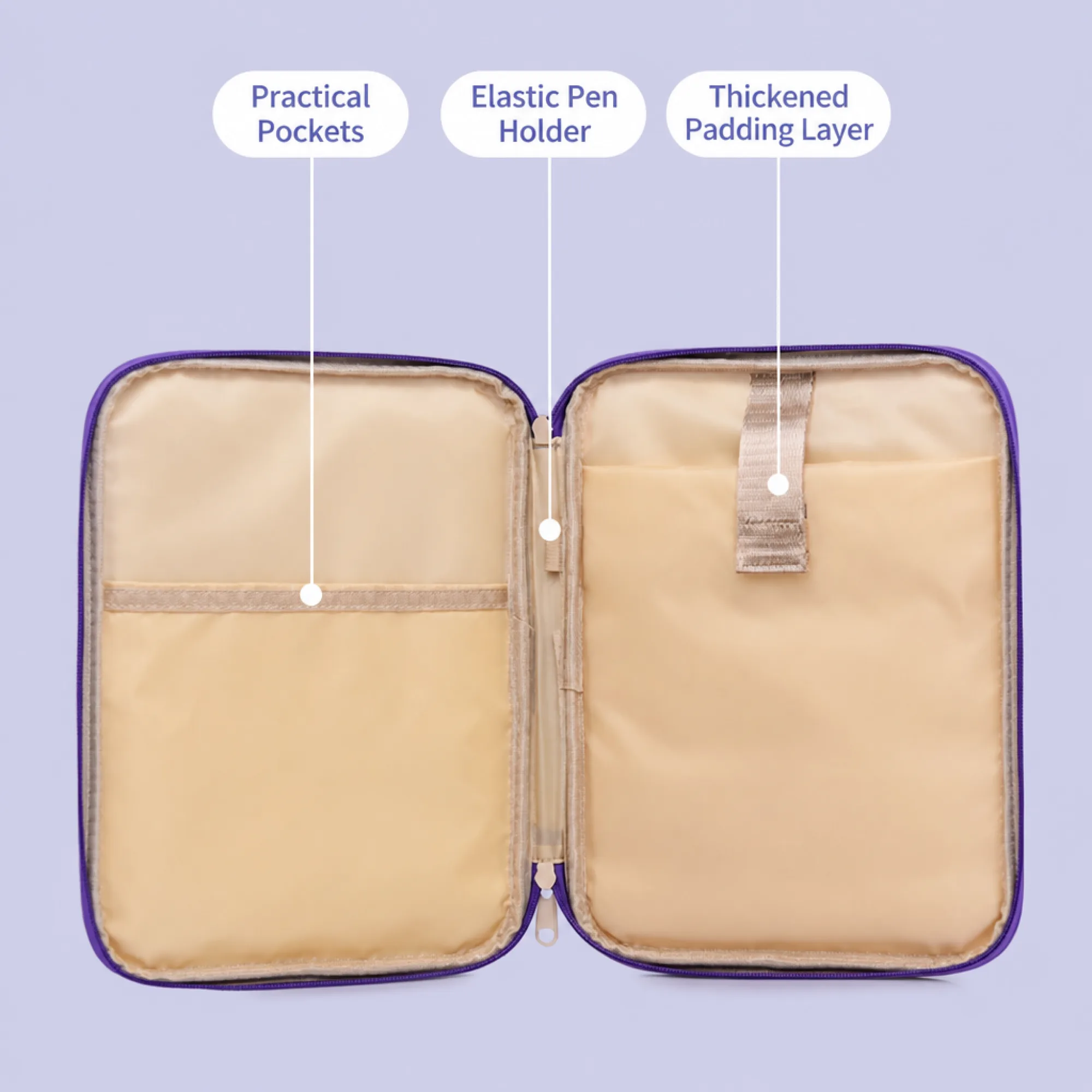 Multi-Compartment Laptop Carrying Bag with Waterproof Nylon Fabric thumbnail 3