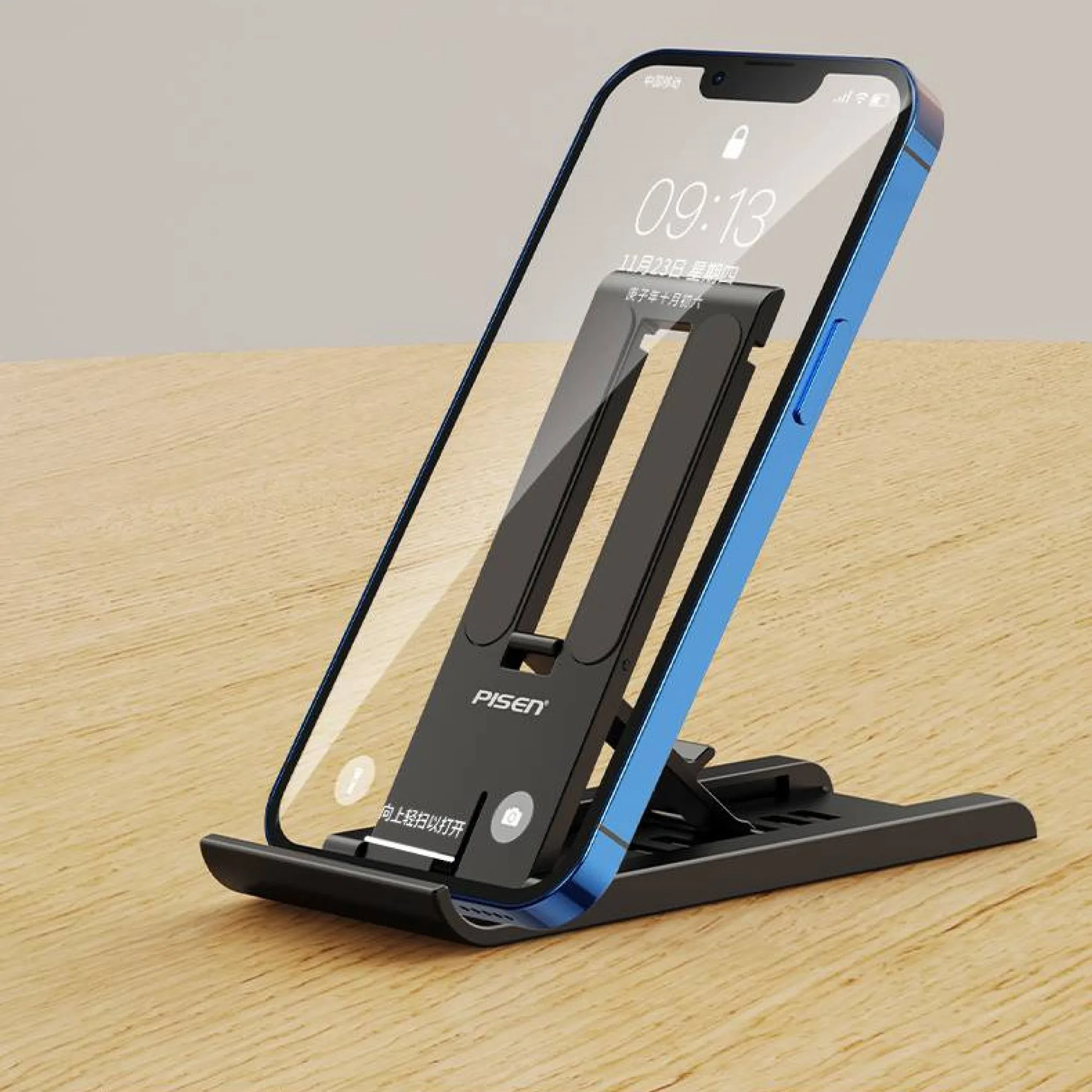 Pisen Foldable Desktop Phone and Tablet Stand thumbnail 3