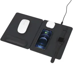 Three-in-One Wireless Charging Mouse Pad with Wrist Rest thumbnail 8