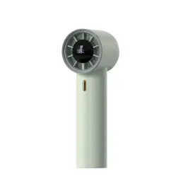 Handheld Turbo Fan with Digital Display, 2000mAh, ABS, Gray/Green/White thumbnail 7