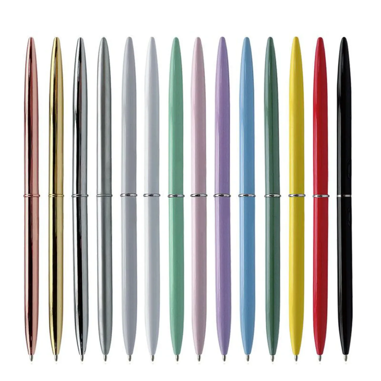 Metal Ballpoint Pen with Rotating Mechanism