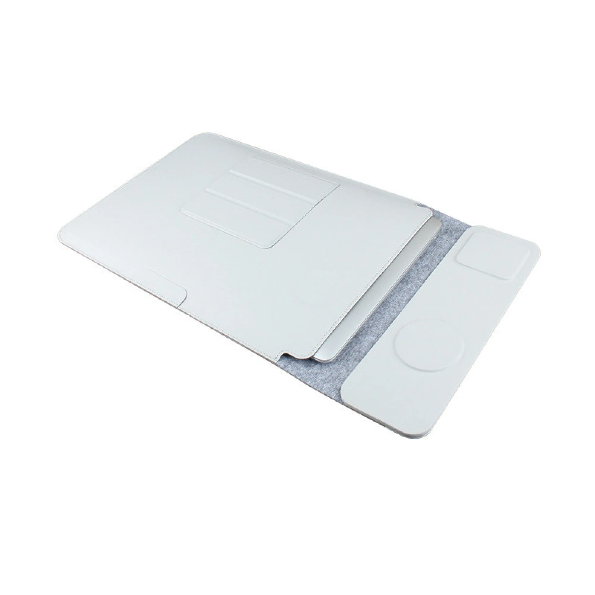 14-Inch Multifunctional Laptop Sleeve with Stand and Wireless Charging thumbnail 5