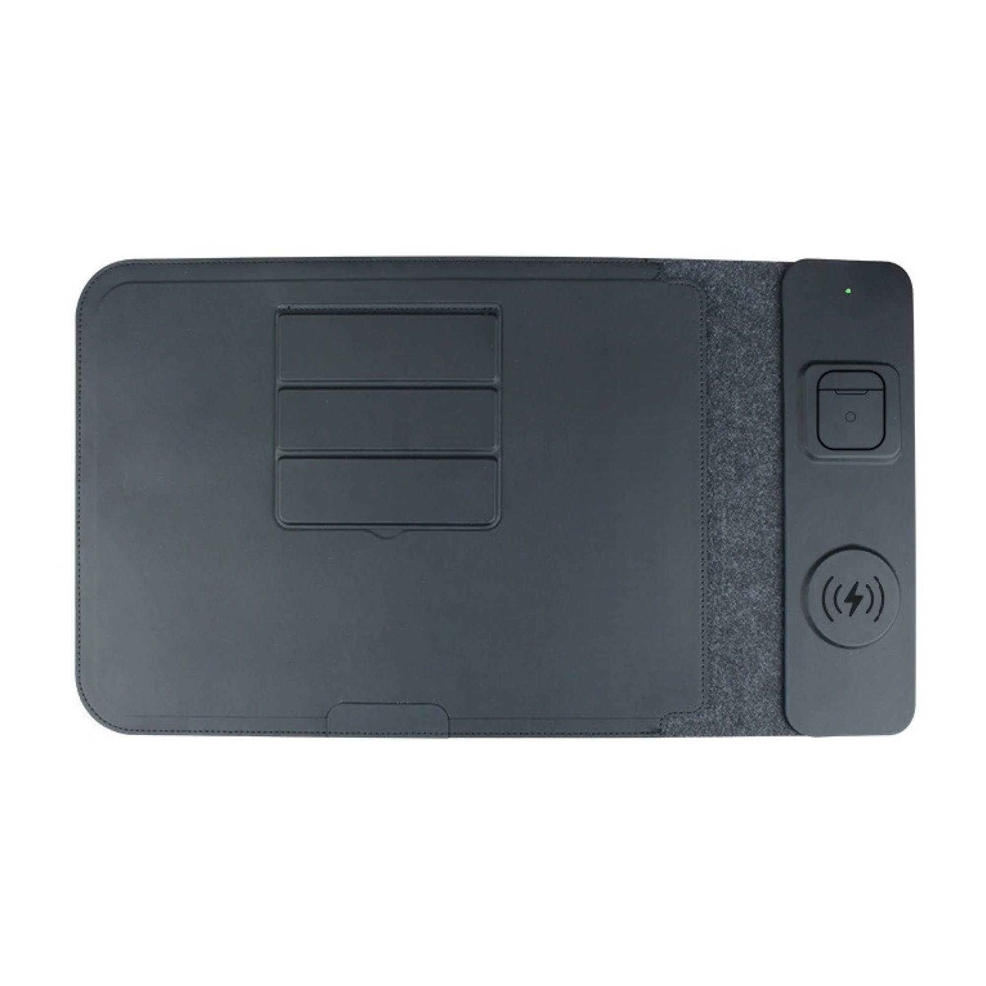 14-Inch Multifunctional Laptop Sleeve with Stand and Wireless Charging
