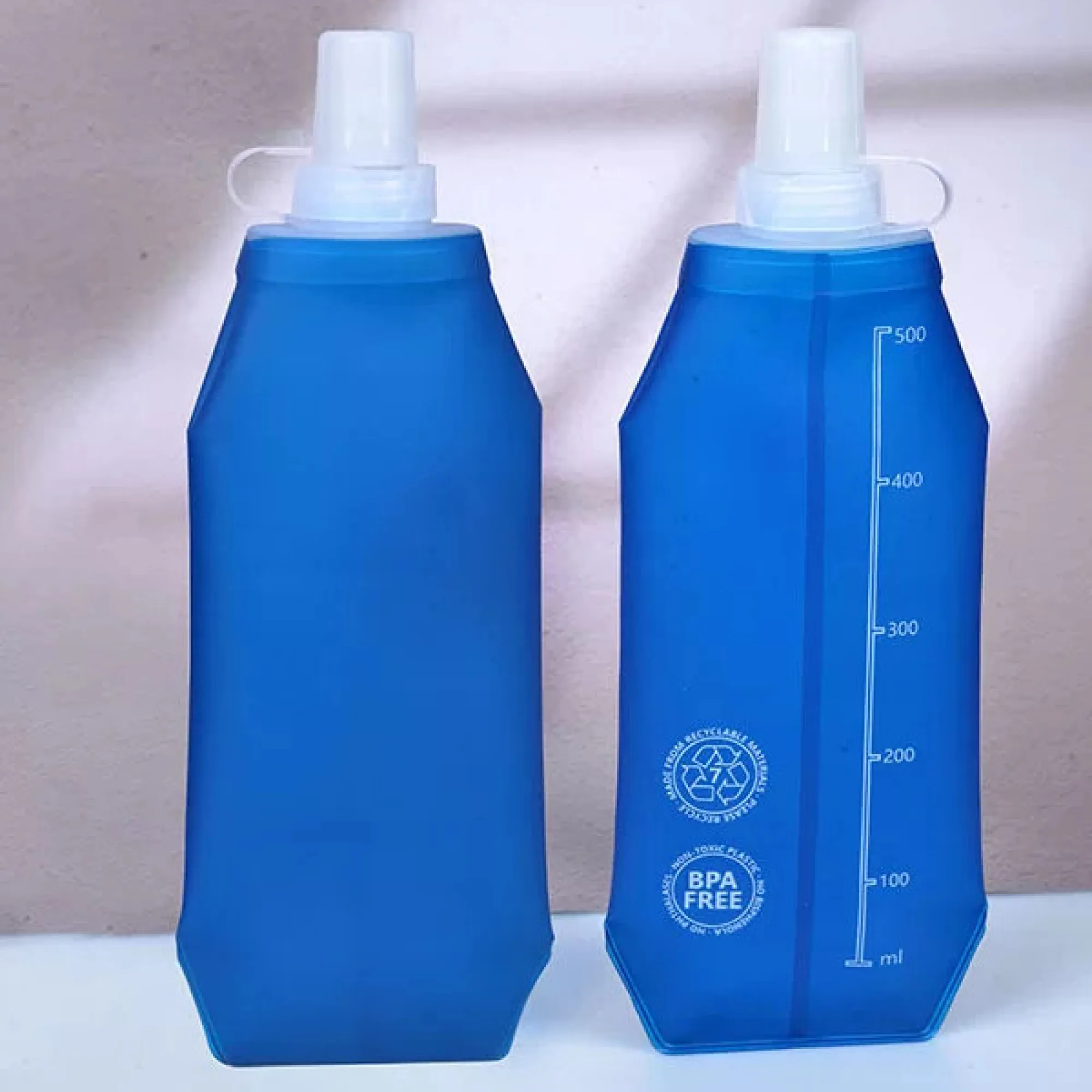 Collapsible Squeeze Water Bottle with Bite Valve thumbnail 5