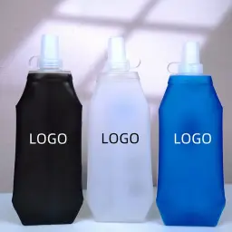 Collapsible Squeeze Water Bottle with Bite Valve thumbnail 4