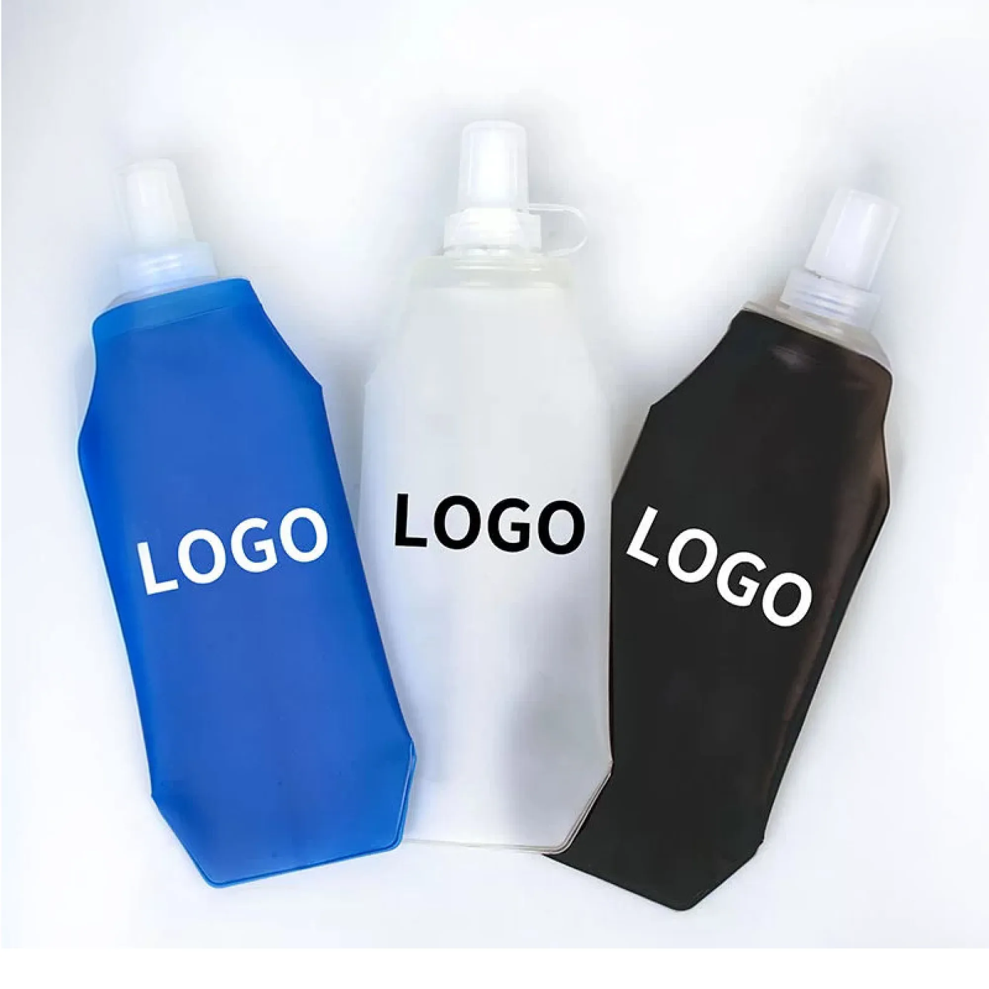 Collapsible Squeeze Water Bottle with Bite Valve