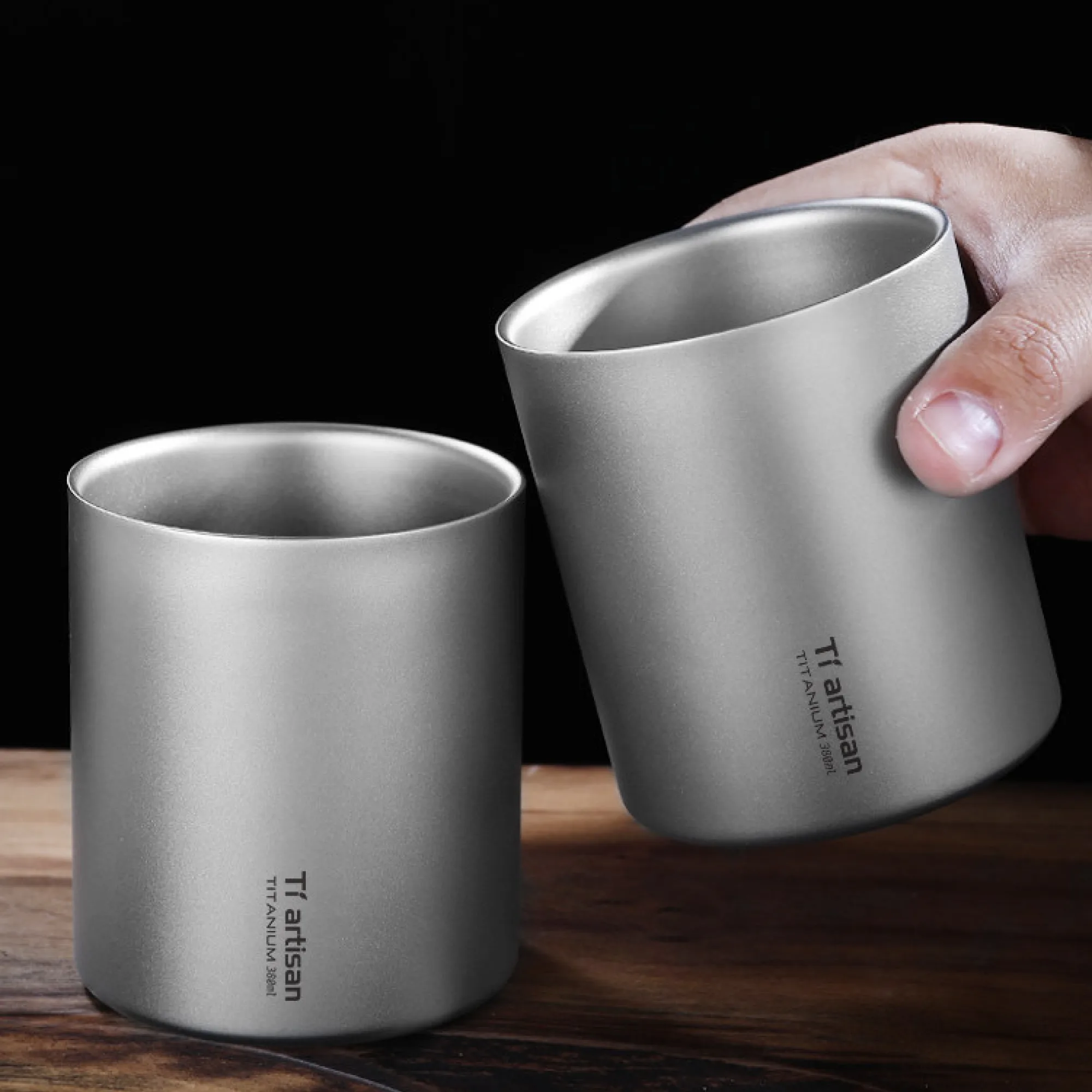 Pure Titanium Double-layer Coffee Cup 380ml thumbnail 3