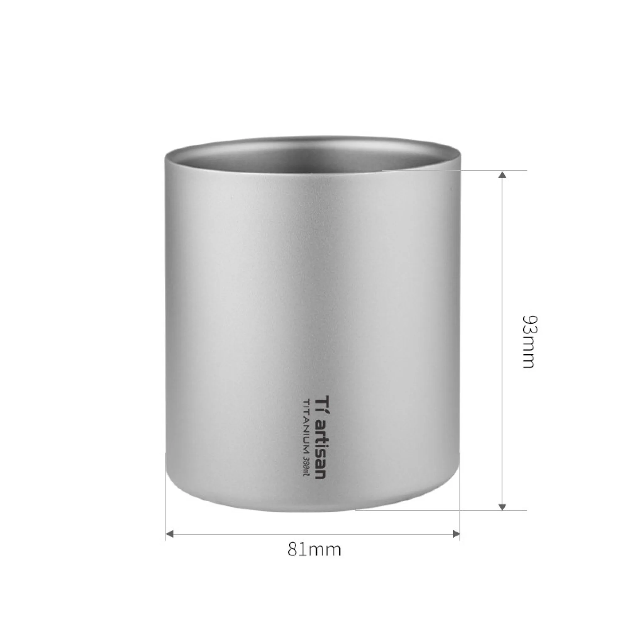 Pure Titanium Double-layer Coffee Cup 380ml thumbnail 8