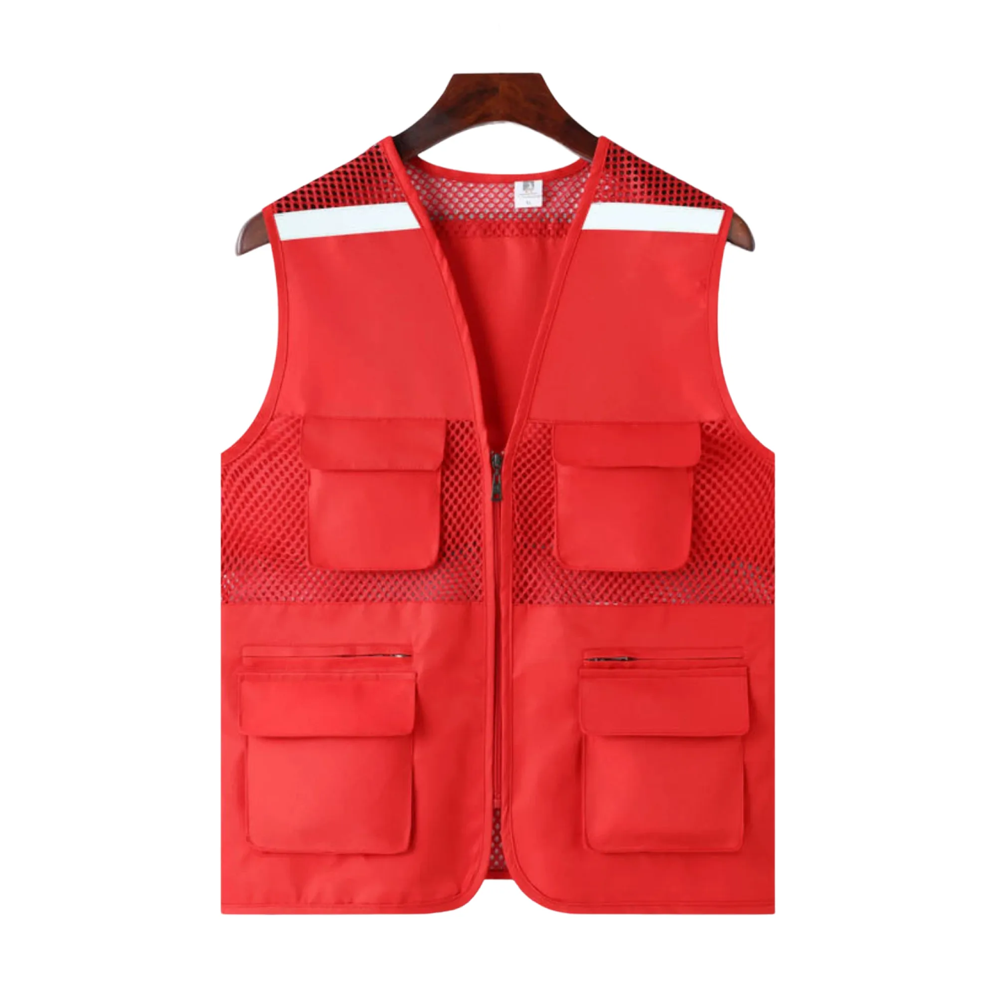 Reflective Mesh Safety Vest with Multi-Pockets thumbnail 6