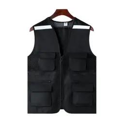 Reflective Mesh Safety Vest with Multi-Pockets thumbnail 5