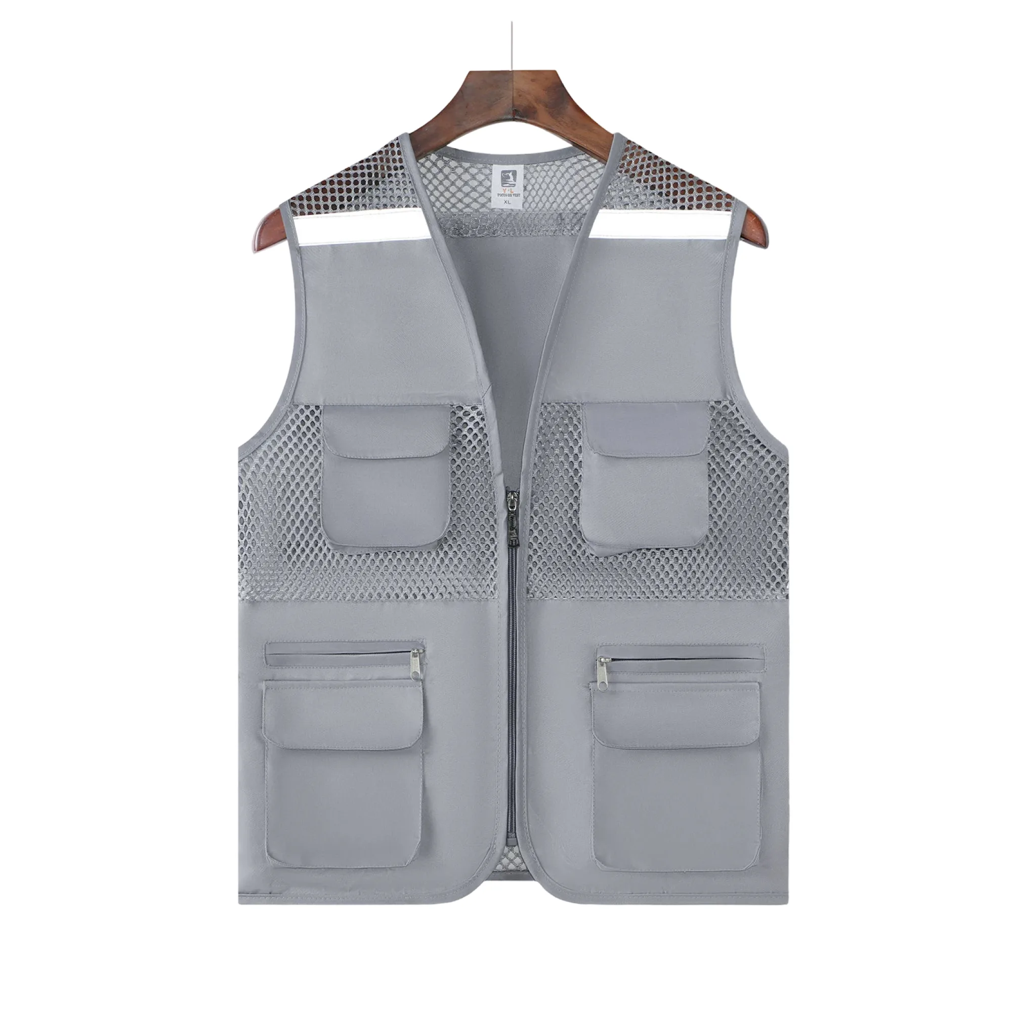Reflective Mesh Safety Vest with Multi-Pockets thumbnail 4