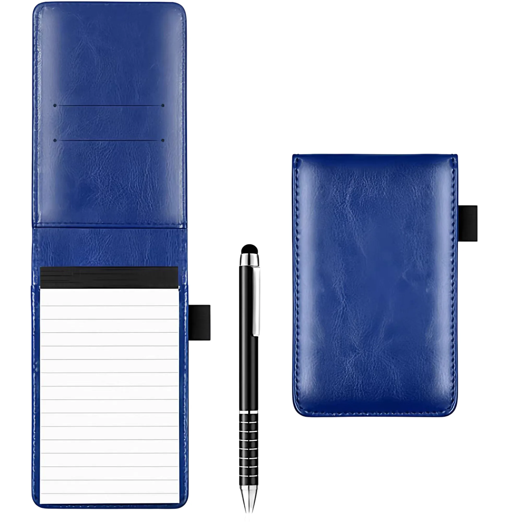 A7 PU Leather Ring-Binder Pocket Notebook with Metal Pen thumbnail 9