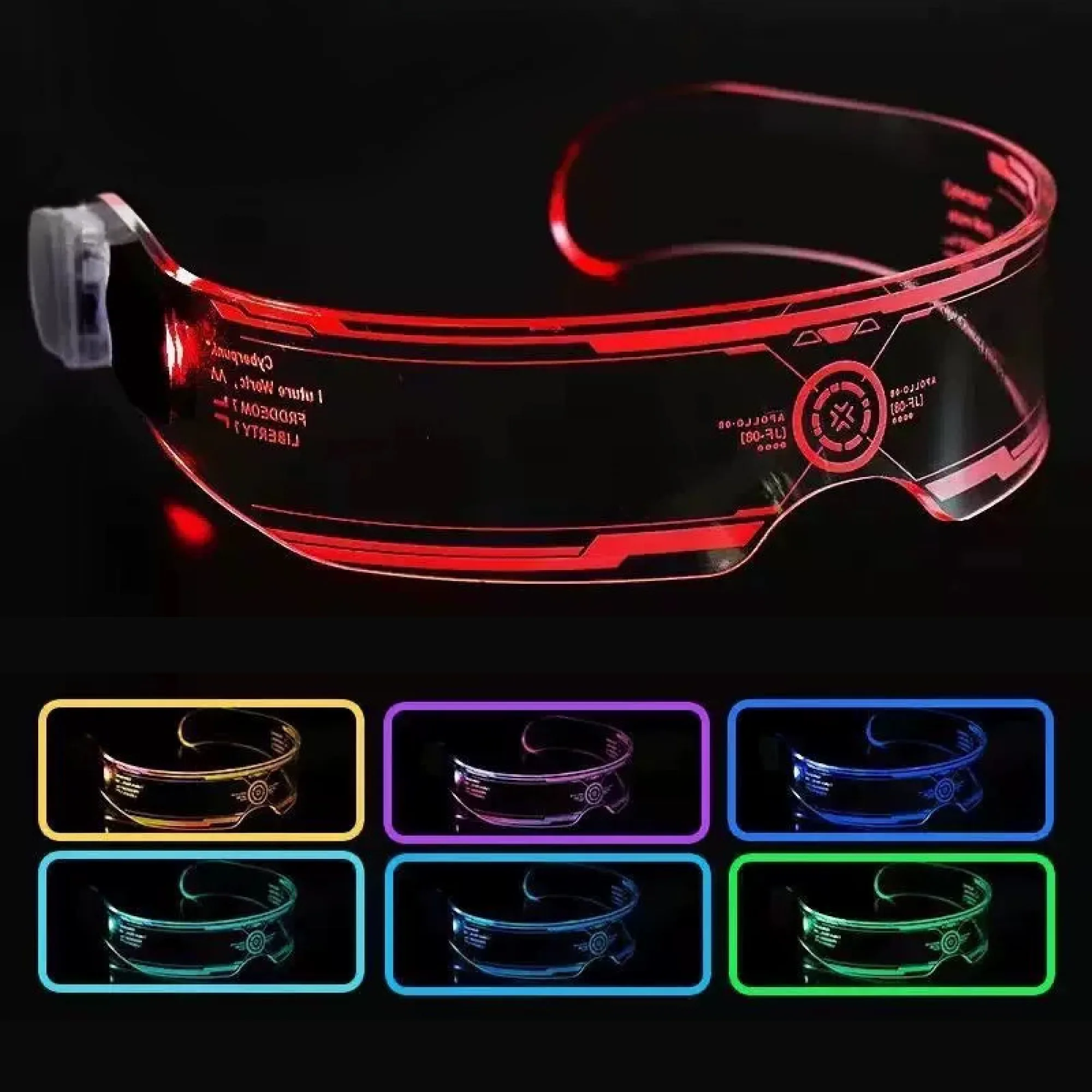 LED Glow Glasses with Seven-Color Lighting thumbnail 6