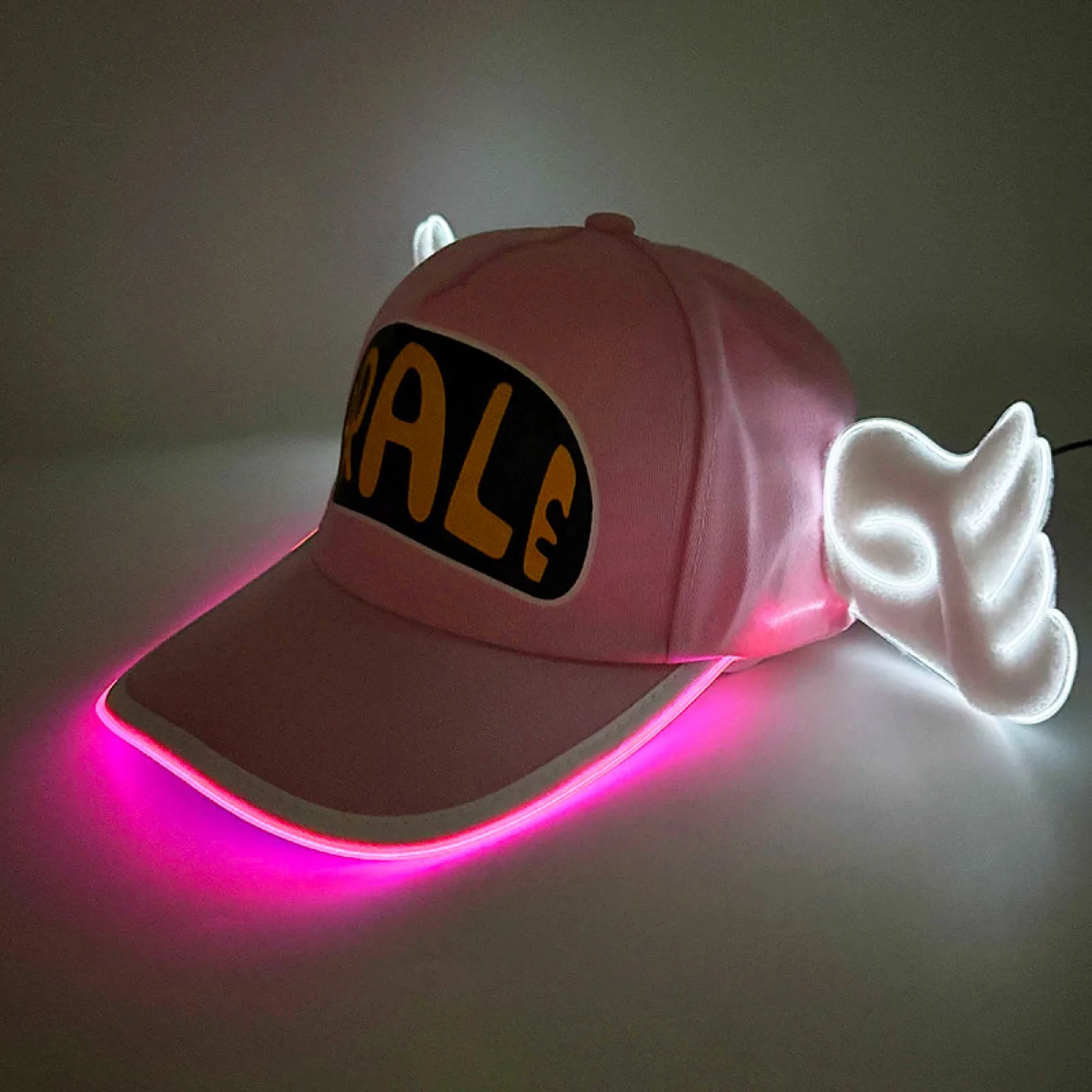 LED Light-up Arale Angel Wing Baseball Cap thumbnail 6