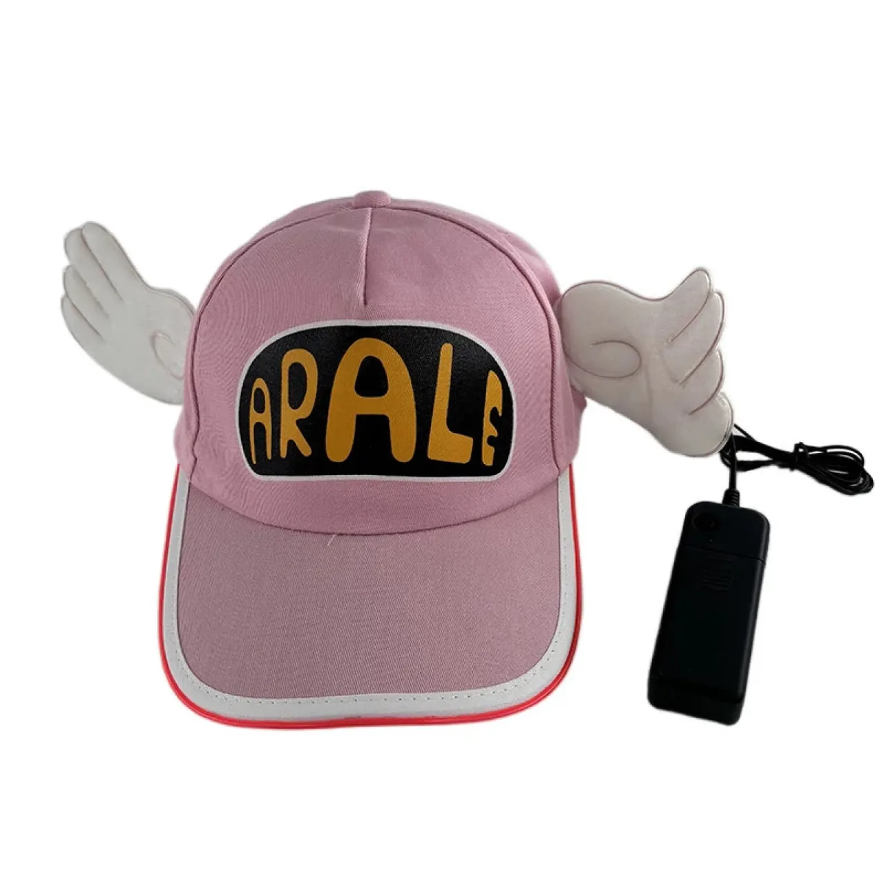 LED Light-up Arale Angel Wing Baseball Cap