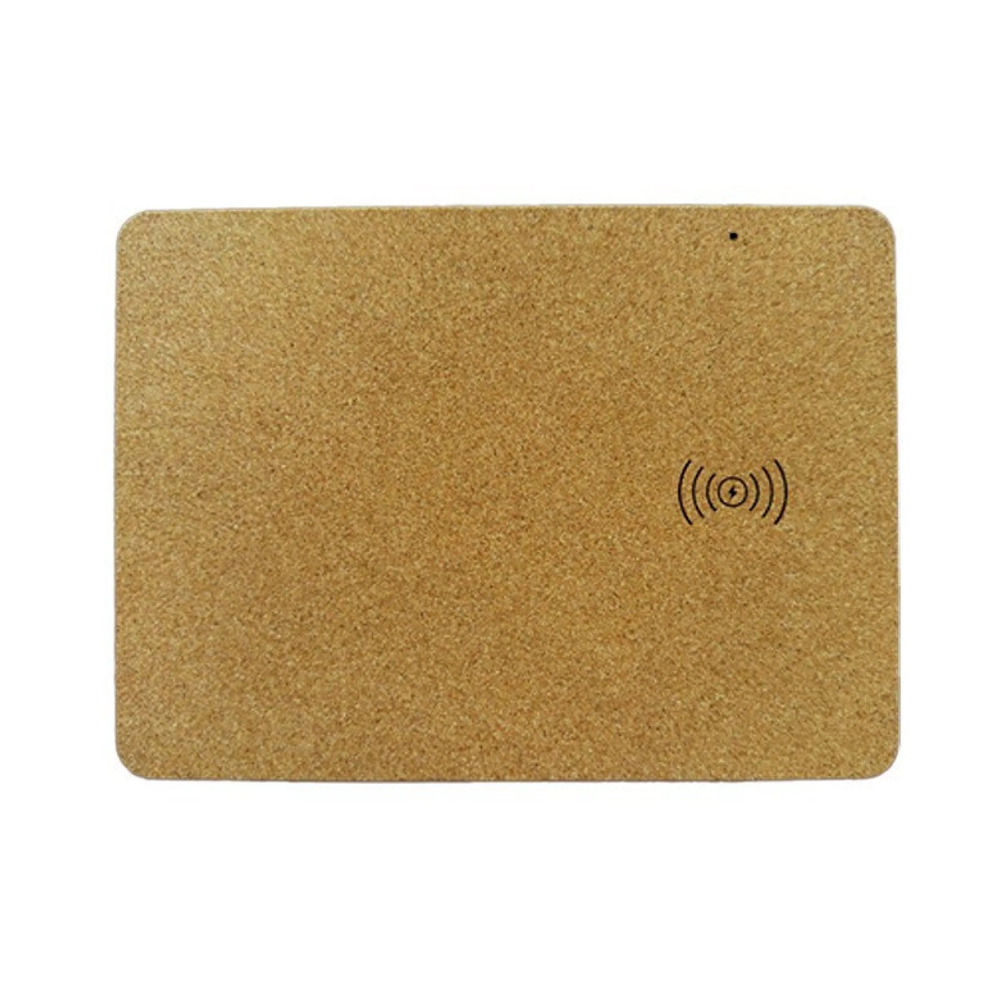 15W Wireless Charging Mouse Pad with Cork Surface