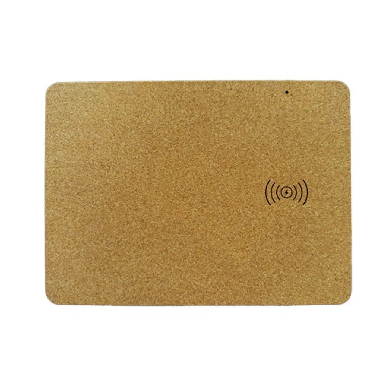 15W Wireless Charging Mouse Pad with Cork Surface
