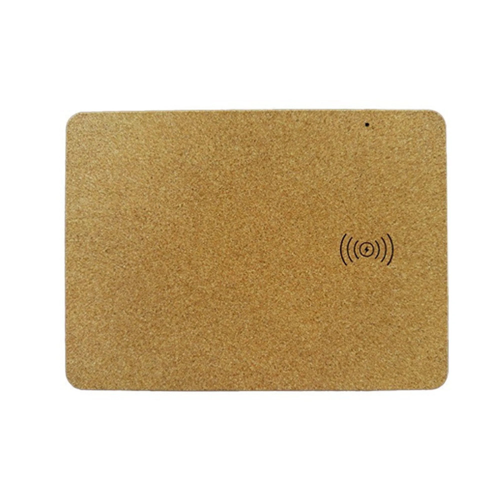 15W Wireless Charging Mouse Pad with Cork Surface thumbnail 5