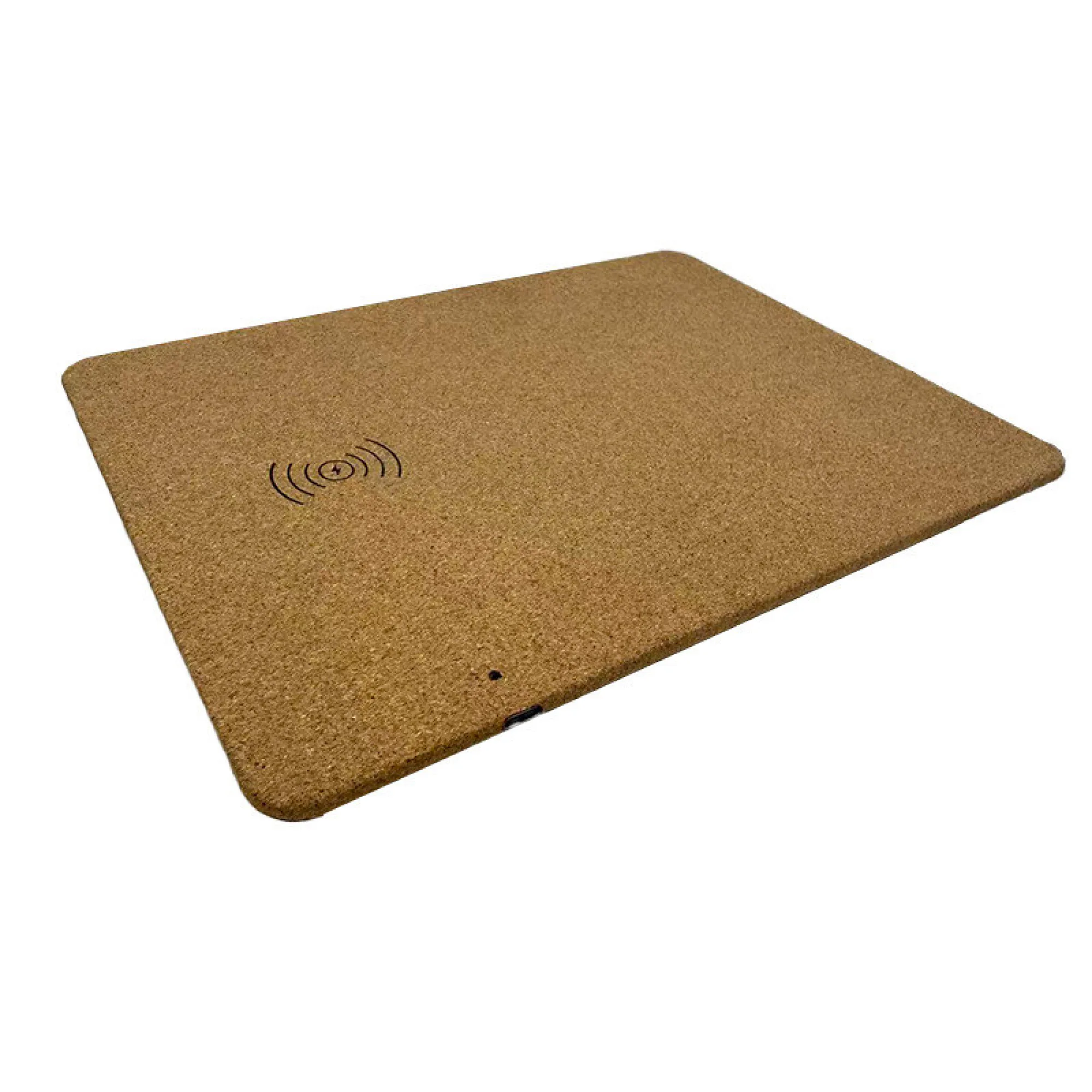 15W Wireless Charging Mouse Pad with Cork Surface thumbnail 6