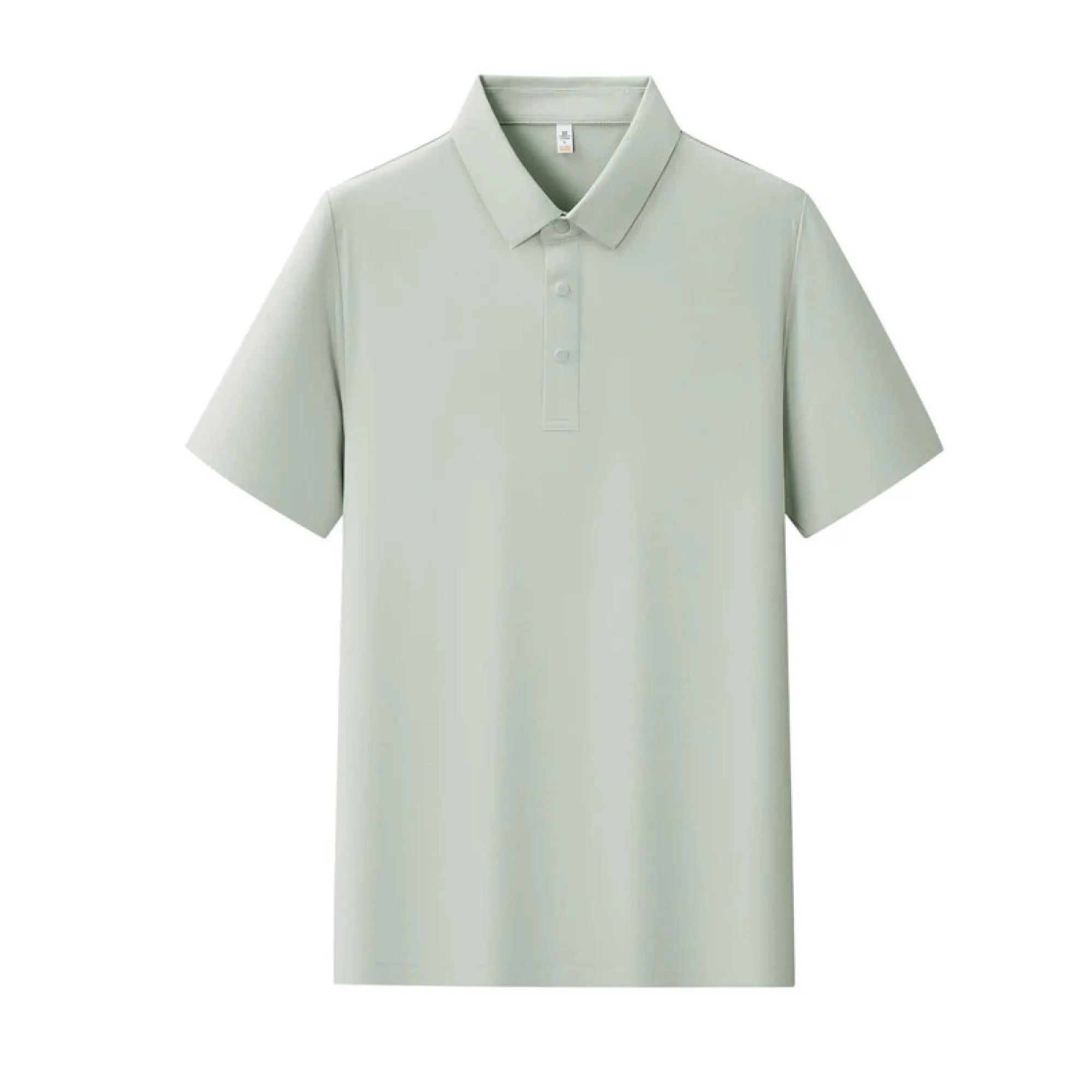 Ice Silk Polo Shirts with Turn-Down Collar, Short Sleeve, Multiple Styles thumbnail 25