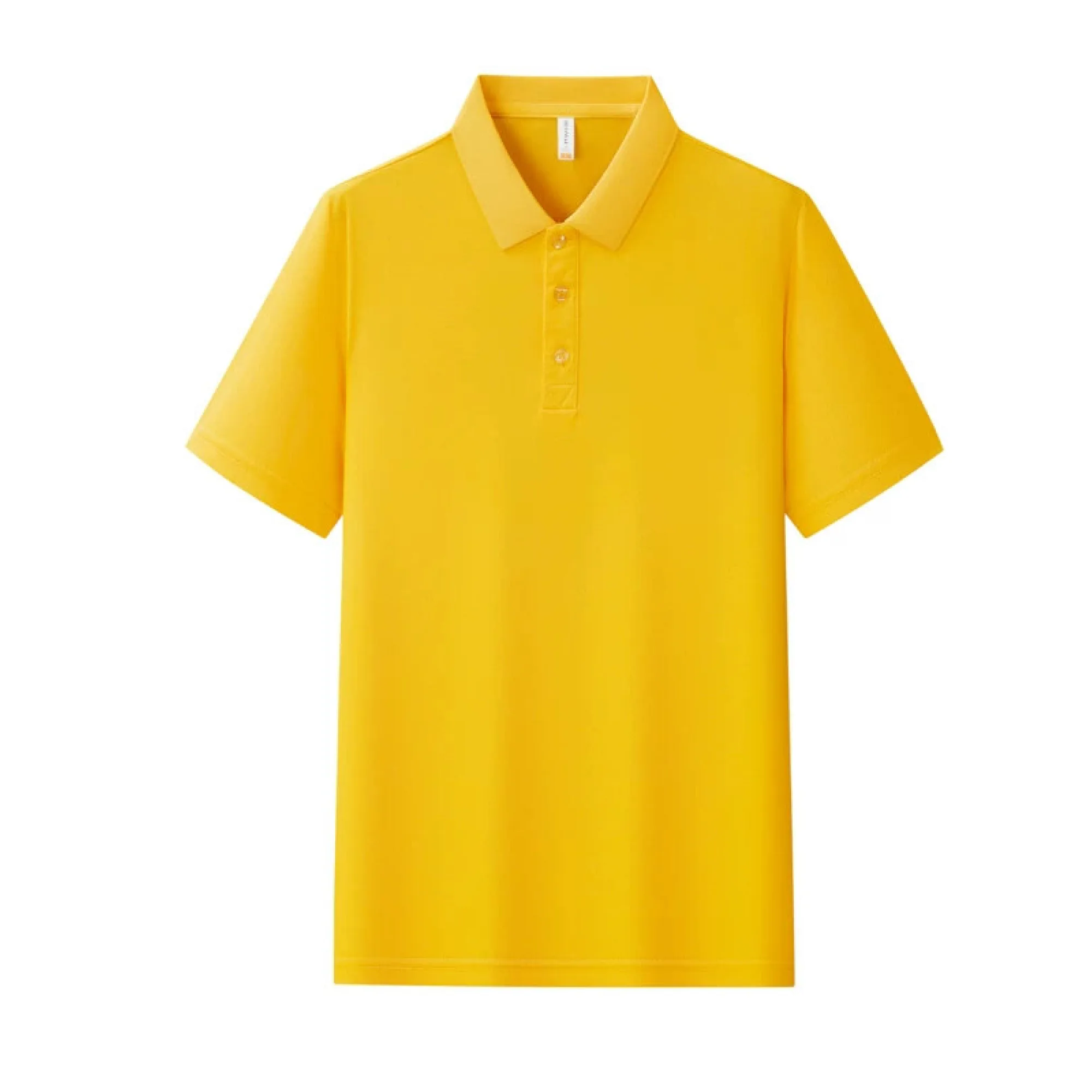 Ice Silk Polo Shirts with Turn-Down Collar, Short Sleeve, Multiple Styles thumbnail 6