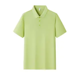 Ice Silk Polo Shirts with Turn-Down Collar, Short Sleeve, Multiple Styles thumbnail 8