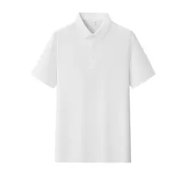 Ice Silk Polo Shirts with Turn-Down Collar, Short Sleeve, Multiple Styles thumbnail 19
