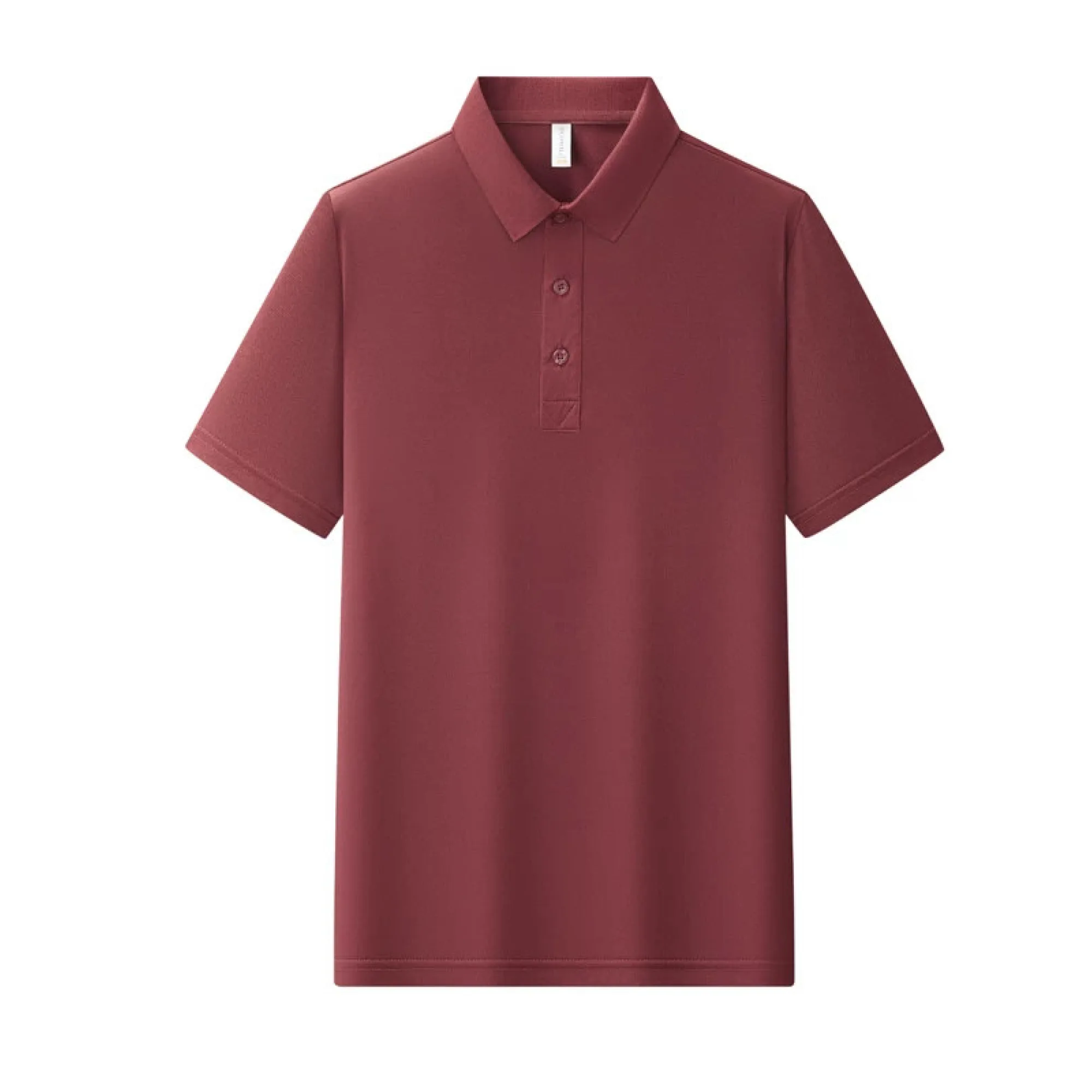 Ice Silk Polo Shirts with Turn-Down Collar, Short Sleeve, Multiple Styles thumbnail 11