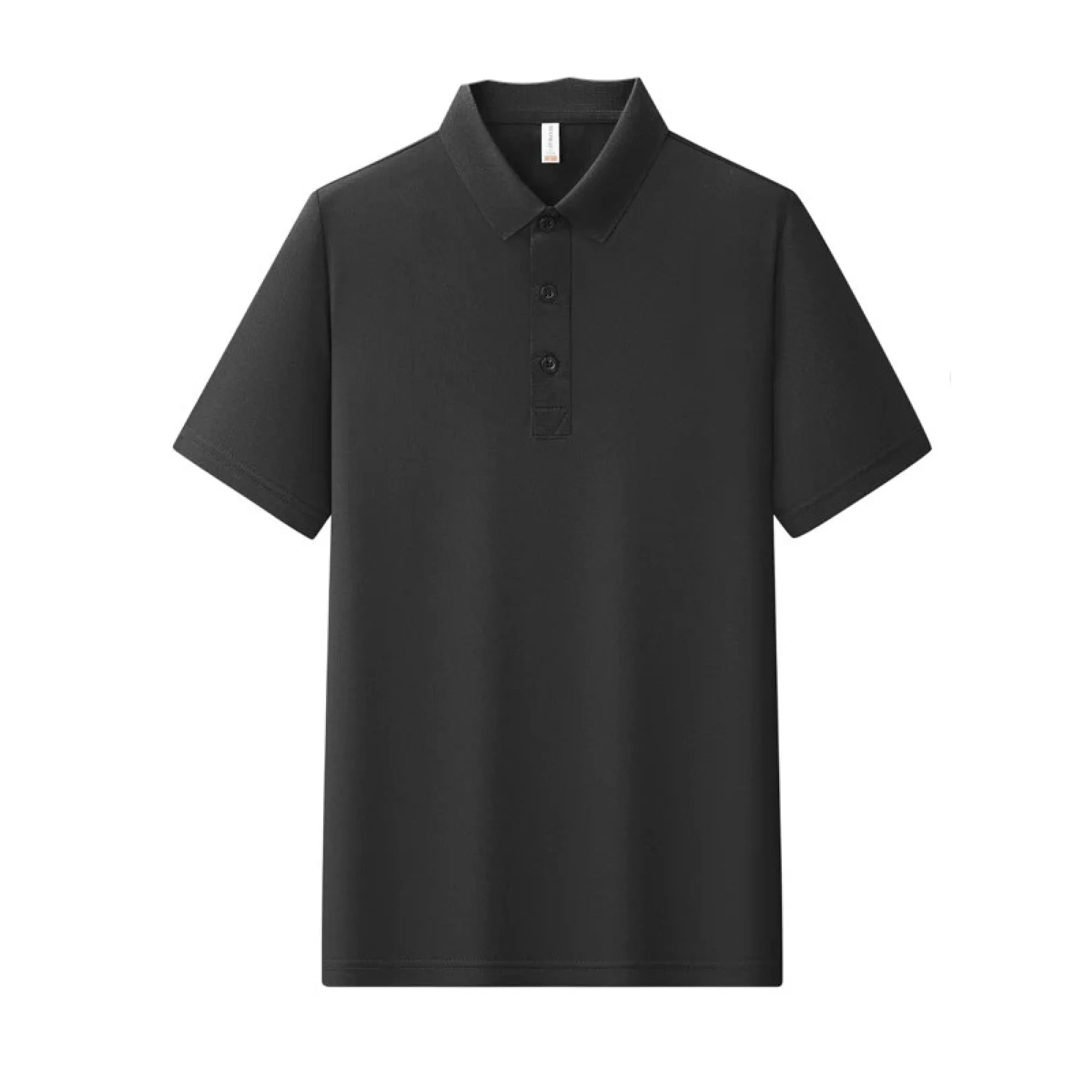 Ice Silk Polo Shirts with Turn-Down Collar, Short Sleeve, Multiple Styles